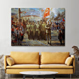 İzmir'in Kurtuluşu Tablosu - Atatürk'ün İzmire Girişi-6627