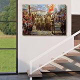 İzmir'in Kurtuluşu Tablosu - Atatürk'ün İzmire Girişi-6627