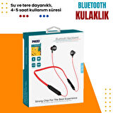 Phixi Basic BL725 IPX5 Boyundan Askılı Bluetooth Kulaklık - 4-5 Saat Kullanım Süresi, HD Ses ve Suya Dayanıklı Tasarım