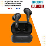 Phixi Force S50 ENC Dokunmatik Panelli Bluetooth Kulaklık - Güçlü Bas, Berrak Ses ve Uzun Pil Ömrü