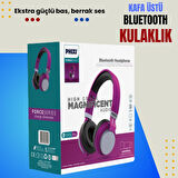 Phixi Force HP900 Bluetooth Kafaüstü Kulaklık - Güçlü Bas ve Yüksek Ses Kalitesi ile Mükemmel Deneyim