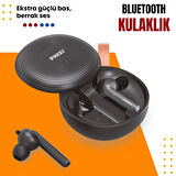 Phixi Force S10 TWS Kablosuz Bluetooth Kulaklık | Güçlü Bas, Berrak Ses, Yüksek Ses Kalitesi