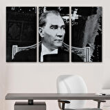 Keskin Bakışlı Atatürk Tablosu-6635