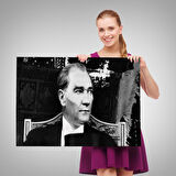 Keskin Bakışlı Atatürk Tablosu-6635