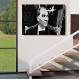 Keskin Bakışlı Atatürk Tablosu-6635