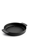 Kitchenaid Siyah Emaye Döküm Demir Çift Kulplu Izgara Tavası 26 cm