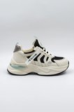 Kriste Bell İthal Kadın Sneakers Spor Ayakkabı KB0052 Siyah Beyaz