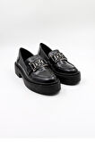 Kriste Bell Tokalı Günlük Klasik Ayakkabı KB5005 Siyah