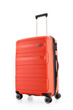 ÇÇS Trolley Polipropilen Unisex Orta Boy Valiz ÇÇS5225 Turuncu