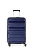 ÇÇS Trolley Polipropilen Unisex Büyük Boy Valiz ÇÇS5225 Lacivert