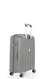 Mçs V305 Ultra Hafif Plastik Materyal Polipropilen Büyük Boy Valiz - Gri