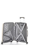 Mçs V305 Ultra Hafif Plastik Materyal Polipropilen Büyük Boy Valiz- Kemik Gri