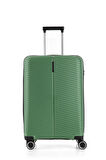 ÇÇS Trolley Polipropilen Unisex Büyük Boy Valiz ÇÇS5224 - Metalik Koyu Yeşil