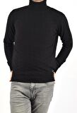R22507 TAM BALIKÇI TRİKO/SİYAH/2XL