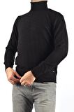 R22507 TAM BALIKÇI TRİKO/SİYAH/2XL