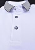 RYM-6275 POLO YAKA CEPLİ TİŞÖRT/BEYAZ-ANTRASİT/5XL