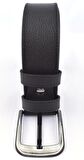 2102- 4,5 CM SUNİ DERİ SPOR KEMER/SİYAH/125