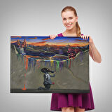 Sürreal Renkler Senfonisi Tablosu-6640