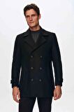 Ds Damat Regular Fit Siyah Kaban 5HF08ORT10001