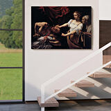 Jean Caravaggio Judith Holofernes'in Başını Keserken Tablo-6646