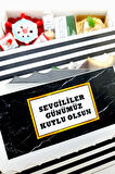 Şubat Hediyesi Sevgililer günü Hediyesi Çizgili Yaz Hediyesi Sürpriz Paket PURPLE14DARKnew4