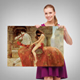 Lady Godiva'in John Collier Duvar Tablosu-6647