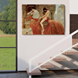 Lady Godiva'in John Collier Duvar Tablosu-6647