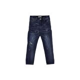 Panço Erkek Çocuk Yıkamalı Denim Pantolon Lacivert