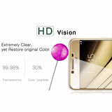 Microsonic Samsung Galaxy C7 Temperli Cam Ekran koruyucu  film