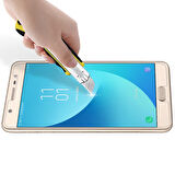 Microsonic Samsung Galaxy J7 Max Temperli Cam Ekran koruyucu Kırılmaz film
