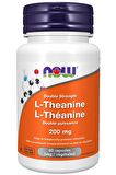 NOW Foods, L-Theanine, Double Strength, 200 mg, 60 Veg Capsules