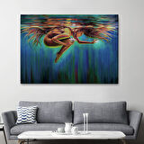 Su Altındaki Kadın Dekoratif Duvar Tablosu-6653