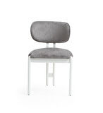 Voyage Ahşap Boyalı Yemek Sandalyesi 2 Li Set