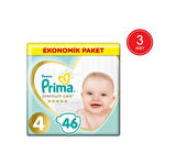 Prima Bebek Bezi Premium Care 4 Beden Ekonomik Paket 3 x 46 138 Adet