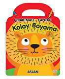3-6 yaş Çıkartmalı-Çantalı Kolay Boyama Seti (4 Kitap)