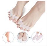 Ayak 5 Parmak Ayıran Silikon Bunyon 1 çift  Ayırıcı Makara Halluks Valgus