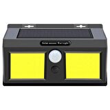96 SMD LEDLİ SENSÖRLÜ ÇİFTLİ SOLAR COB LED DUVAR TİPİ APLİK
