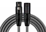 Kirlin MWC-270PB 6 Metre Örgülü Mikrofon Kablosu 3pin Dişi 3pin Erkek