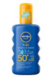 Nivea Sun Kids Koruma & Bakım 5 In 1 Arada Renkli Spf 50 Sprey 200 ml