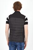 Erkek Regular Fit Bomber Yaka Fermuarlı Cepli Şişme Rahat Spor Yelek