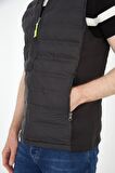 Erkek Regular Fit Bomber Yaka Fermuarlı Cepli Şişme Rahat Spor Yelek