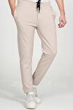 Erkek Relaxed Fit Beli Lastikli Bağcıklı Pamuklu Rahat Spor Jogger Pantolon