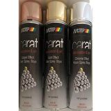 Carat 400 Ml. Sprey Boya Metalik Efektler Seti 3’lü