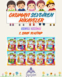 1. Sınıf Okumayı Sevdiren Renkli Resimli Hikayeler 5 - 10 Kitap