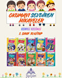 1. Sınıf Okumayı Sevdiren Renkli Resimli Hikayeler - 10 Kitap