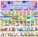 1.Sınıf Ev ve Sınıf Kitaplığı İçin Büyük Boy Eğlenceli 50 li Hikaye Seti (16 Yaprak)