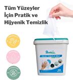 Islak Kova Mendil 400 Adet Ekonomik - Hijyenik, Beyaz Sabun Kokulu