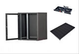 SETRACK 19'' 9U 600X600 CM DUVAR TİPİ RACK KABİNET+ SABİT RAF+2Lİ FAN MODÜLÜ