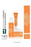 Glow Energie C Vitamini Bakım Seti Serum Gündüz Kremi Göz Kremi Işıltı Veren Antioksidan