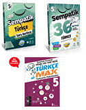 5.Sınıf Sempatik Türkçe Soru Bankası +36 Haftalık Kazanım Denemeleri (Hediyeli)